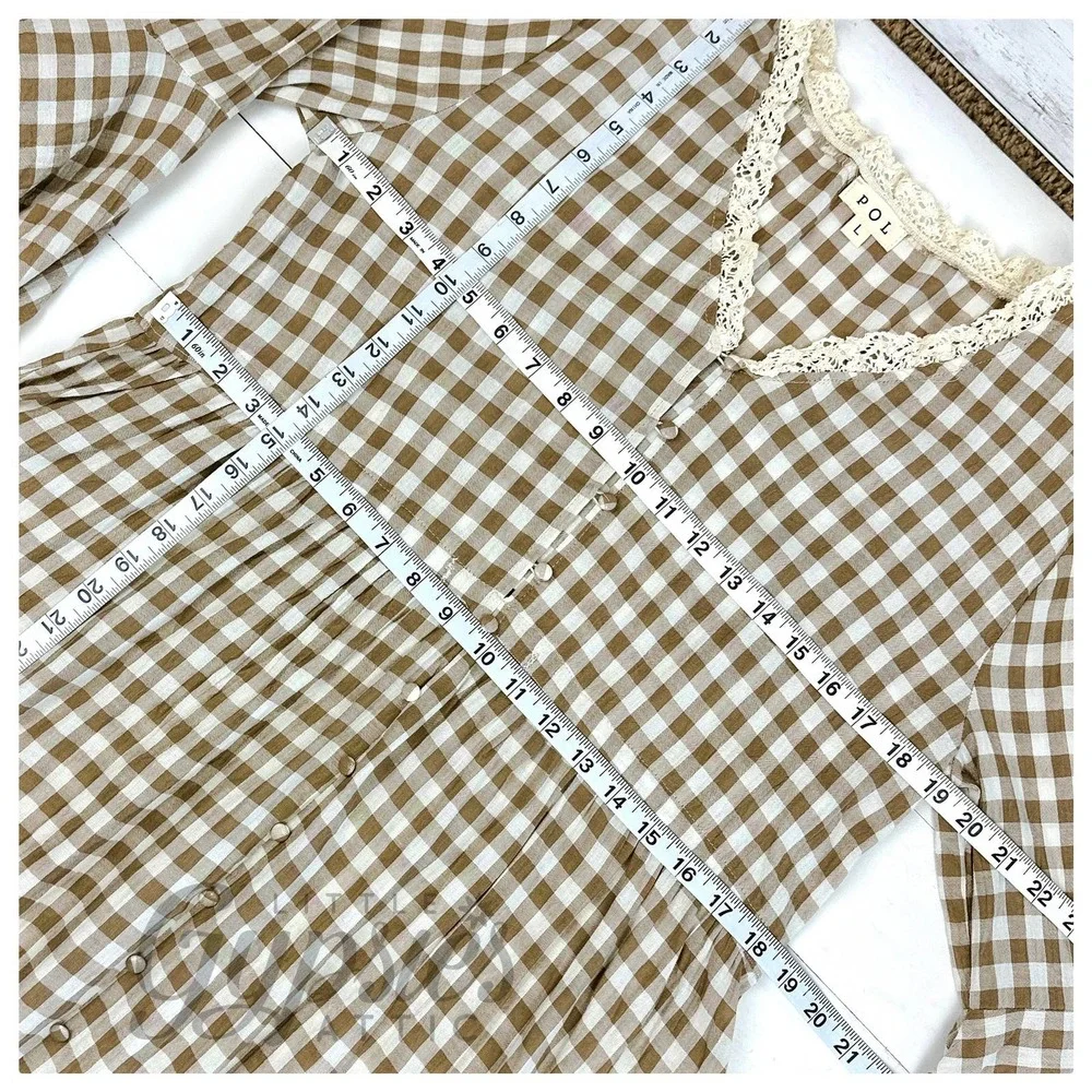 POL DISCOUNTED Farmhouse Vintage Prairie Dress - Picture 12 of 15